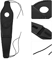 Vista 6 de Acouto Bolsa de motocicleta para XL 883 1200 48, bolsa de cuero de combustible de combustible de motocicleta Dash consola central bolsa negra