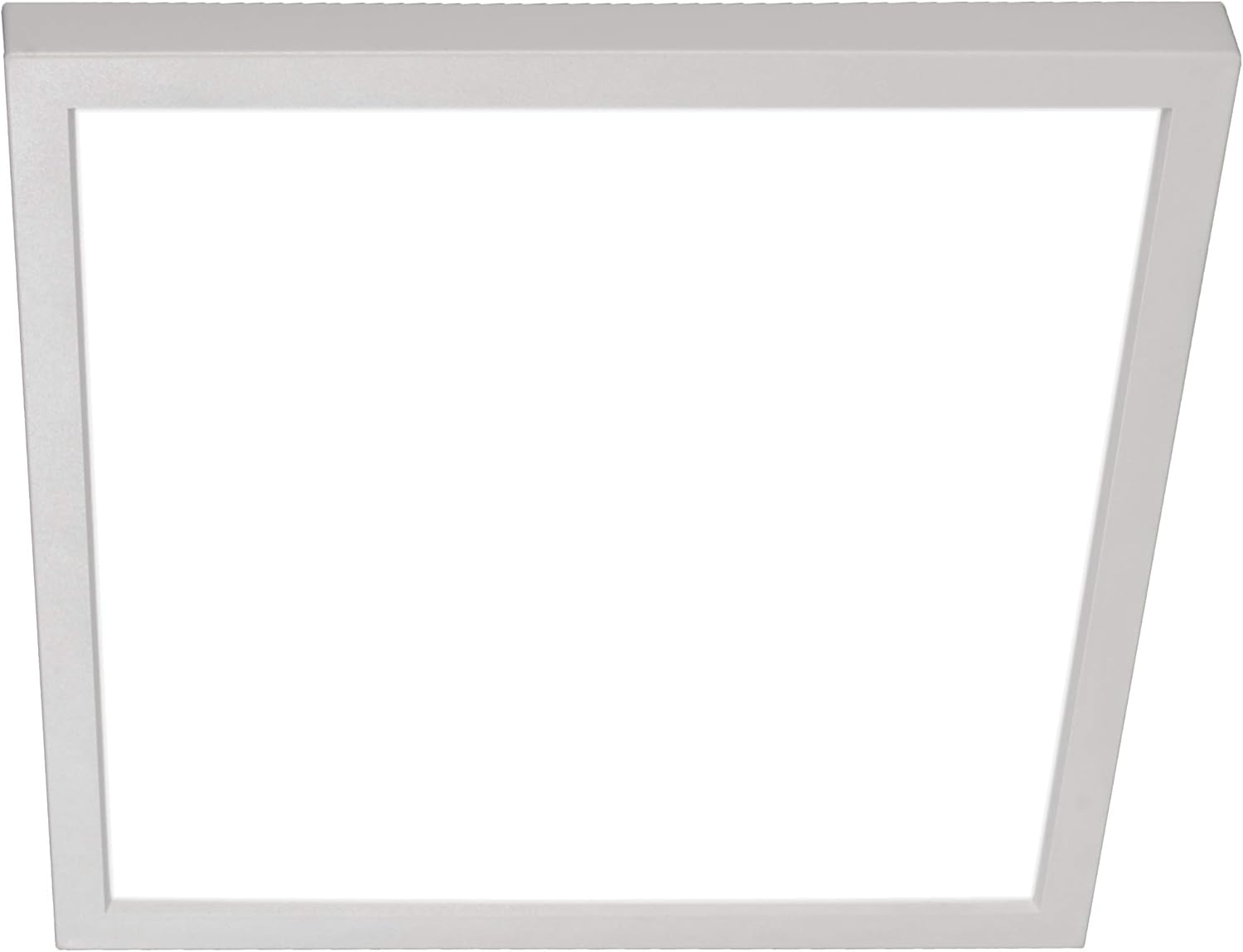 NICOR Lighting 9 inch Square Edge-Lit LED Surface Mount Downlight, 2700K (DSE921202KSQWH)