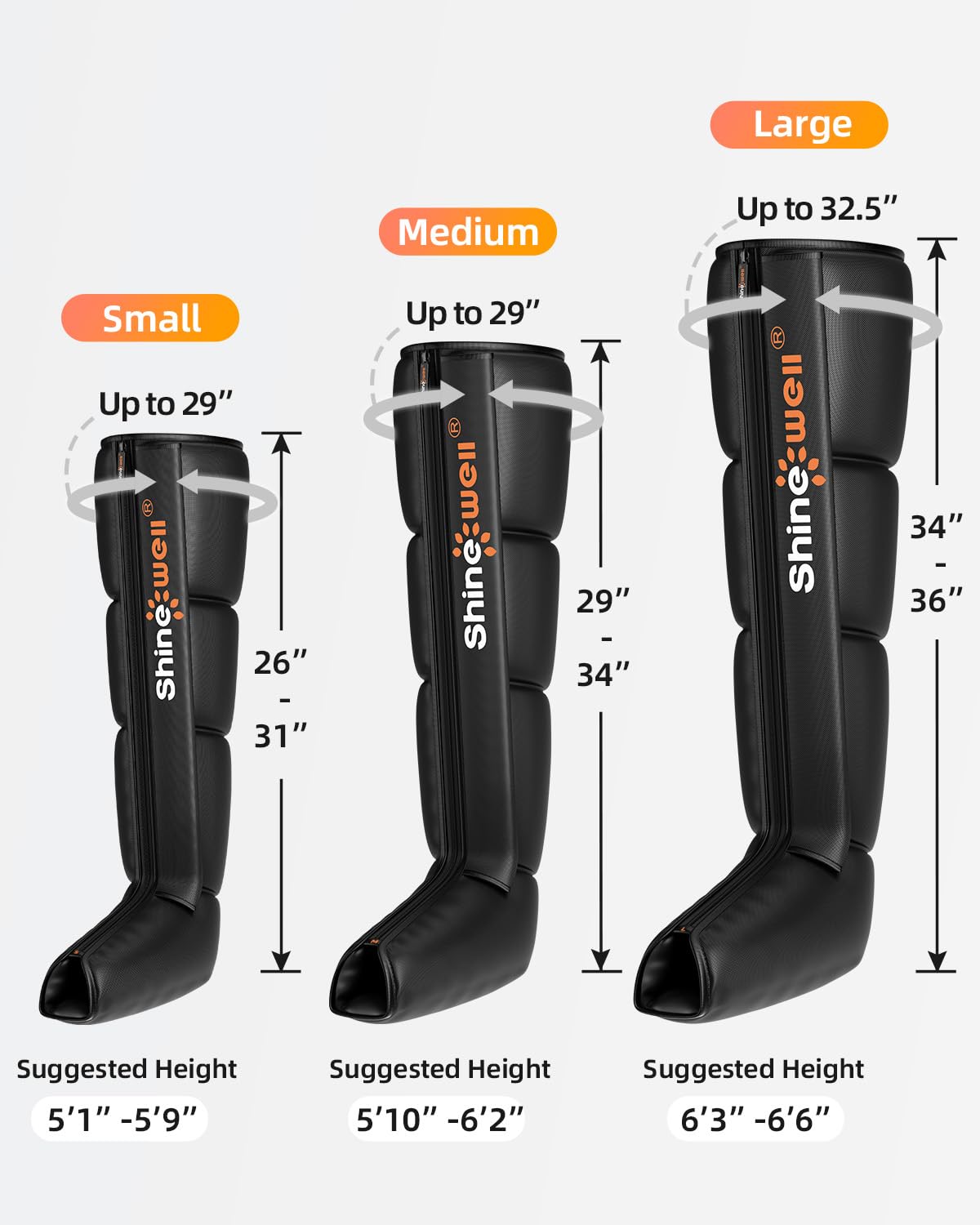 MIKO Shiatsu Foot Massager with Heat and Air Compression product image 13