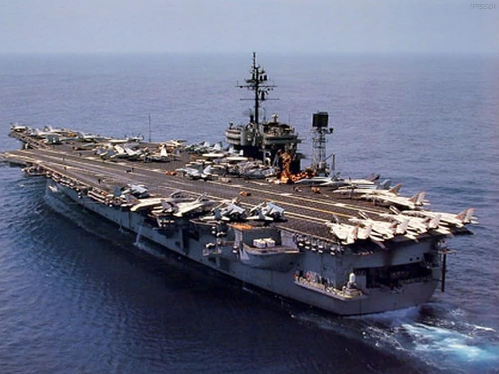 Military Warships Puzzles for Adults Landscape Jigsaw Puzzle Artwork Style Gifts DIY Home Decor Aircraft Carrier Challenge Puzzle Game Wooden Entertainment Toy for Youth Children Puzzle 1000 Pieces
