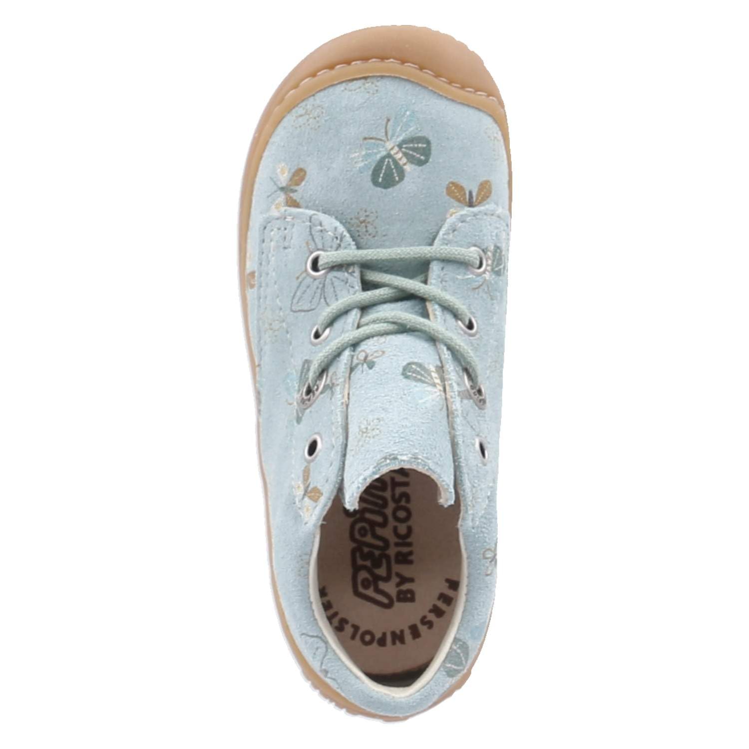 PEPINO 50 1200502/111 Unisex buty do nauki chodzenia, skóra zamszowa w kolorze białym - rozm. 20, Niebieski kombi., 20 EU