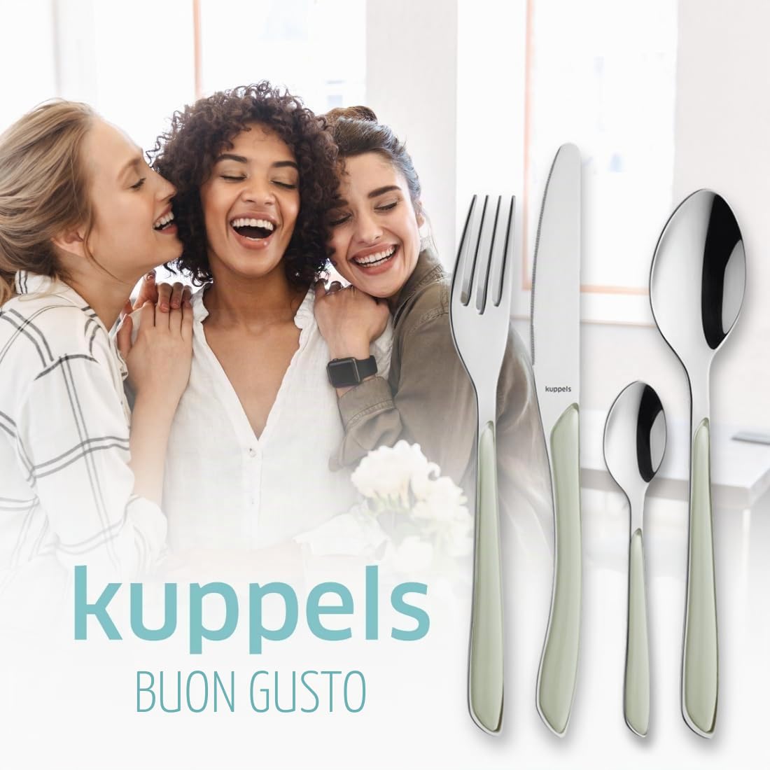 Kuppels 2294SAPK10C71 - Set di posate in acciaio INOX