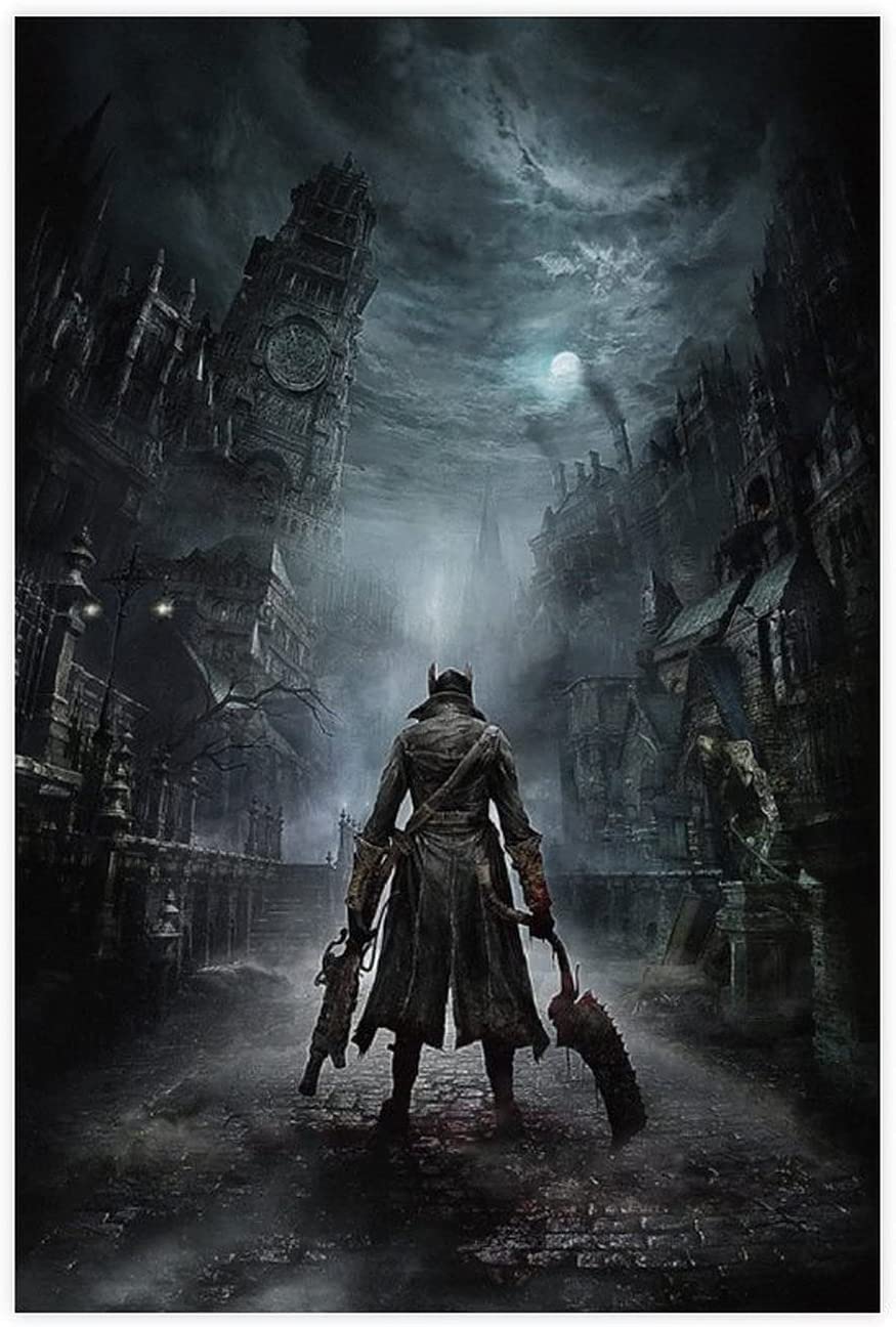 ANMAC Poster Image 23.6x31.5in(60x80cm) No Frame Bloodborne Game