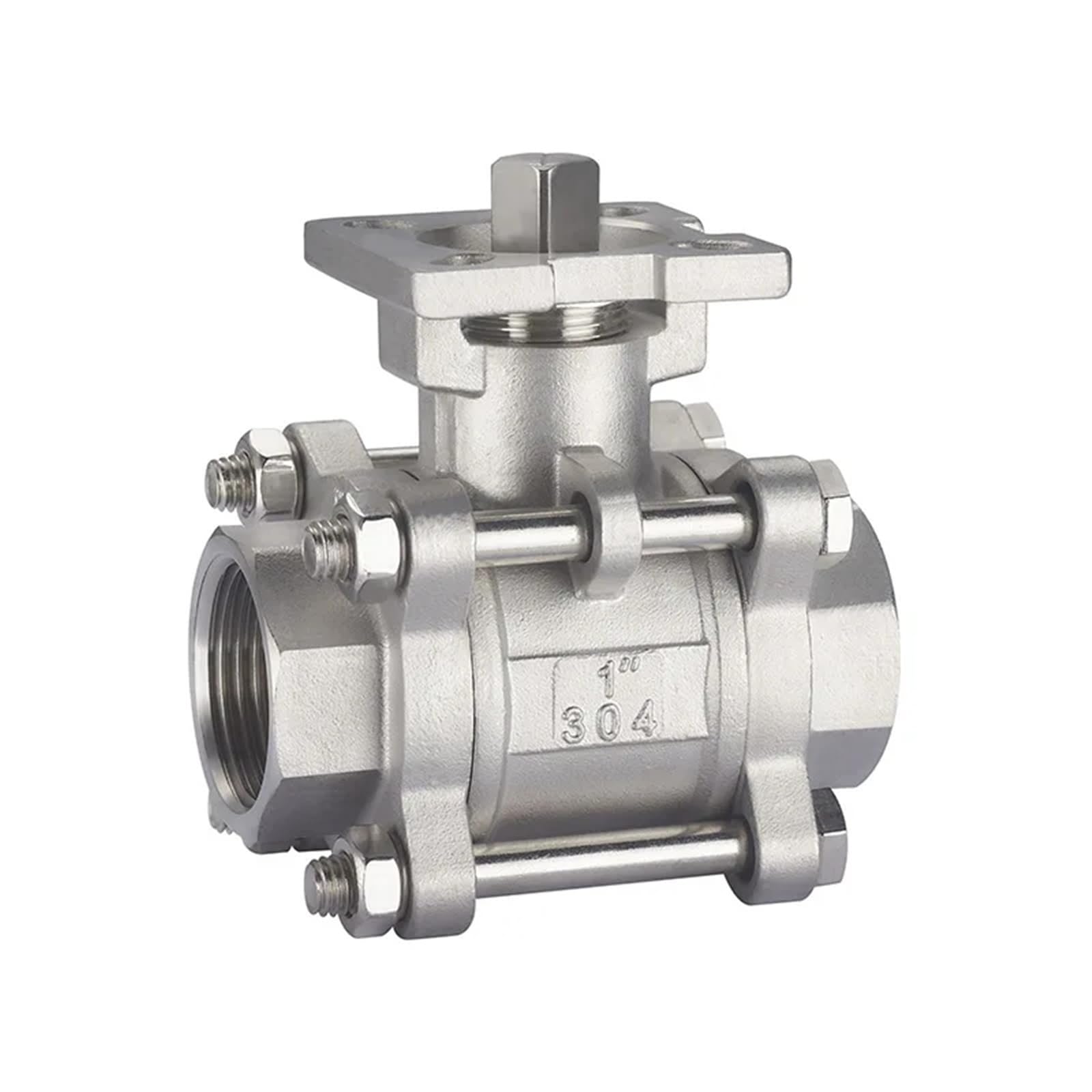 Robinet à boisseau sphérique inox 304 de haute qualité industrielle 1-1/2"