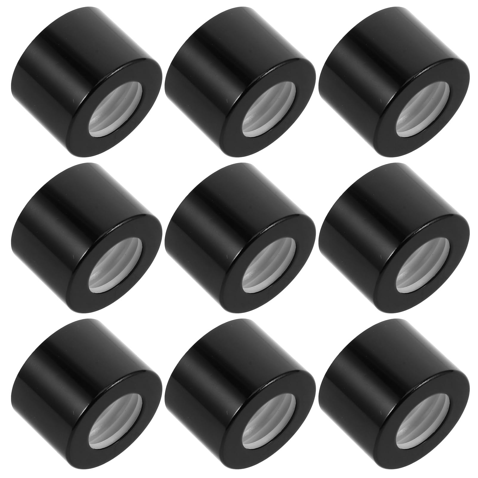 IWOWHERO 10pcs Reed Diffuser Bottle Stoppers Black Diffuser Bottle Caps Replacement Reed Diffuser Lids Empty Glass Diffuser Jar Caps Fragrance Bottle Stoppers