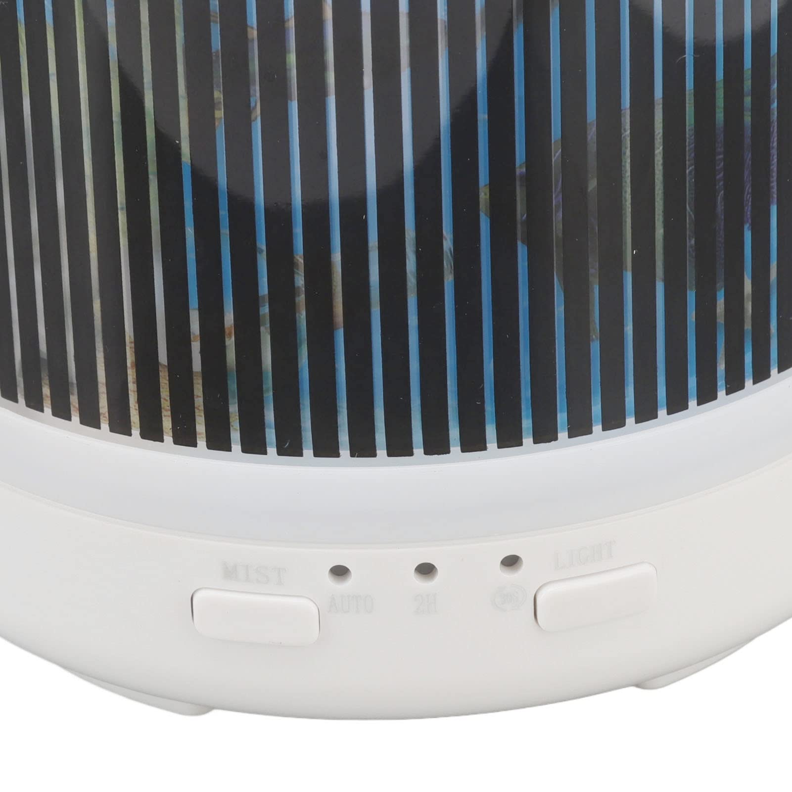 Diffuseur D'huiles Essentielles 250ml, Humidificateur D'aromathérapie avec Veilleuse LED Douce et Arrêt Automatique pour la Chambre à Coucher de la Maison (Prise UE)