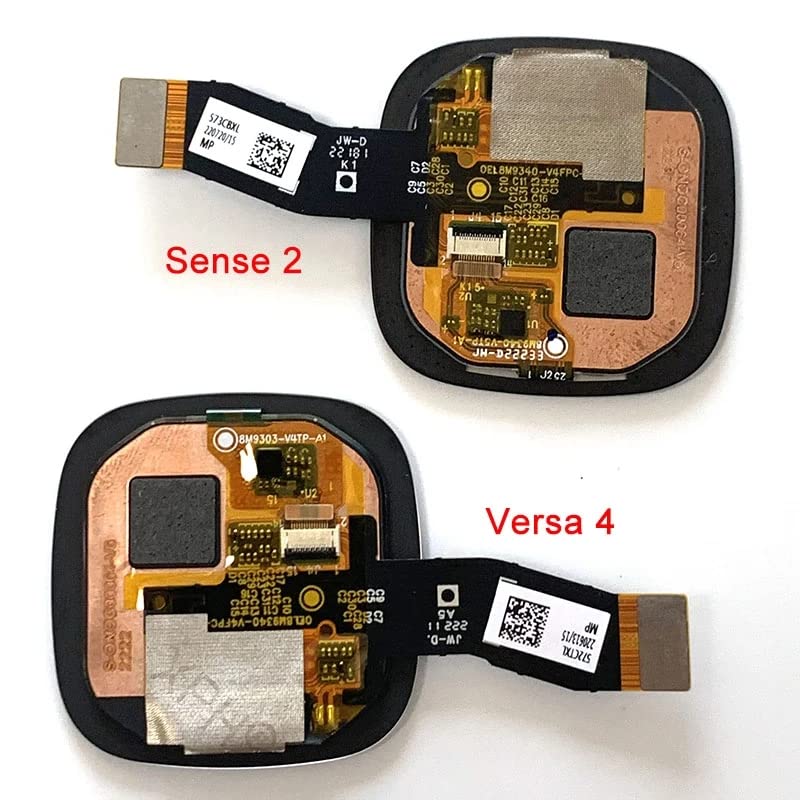 Showgood Écran tactile LCD pour Fitbit Versa 2 3 pour montre Fitbit Versa 4 LCD Sense 2