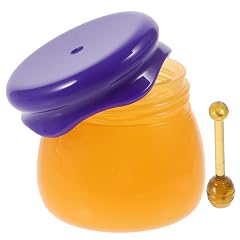 Baluue Small Refillable Lip Balm Jar with Spoon Empty Cosmetic Cream Container with Tight Seal Lid Portable Sample
