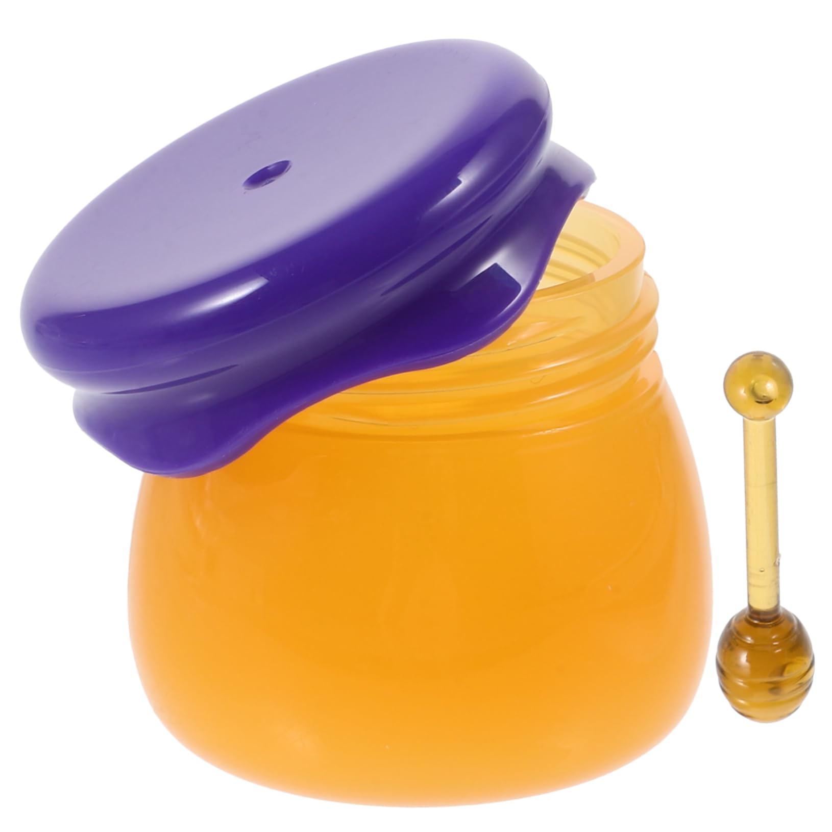 Baluue Small Refillable Lip Balm Jar with Spoon Empty Cosmetic Cream Container with Tight Seal Lid Portable Sample