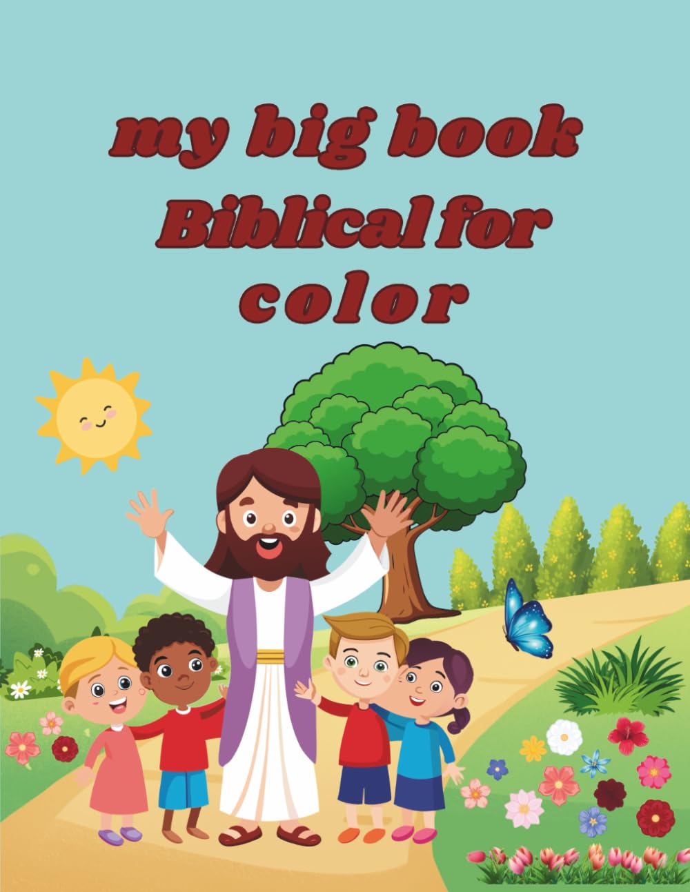 My Bible Coloring Book: 45 Beautiful Bible Stories to Color and Learn