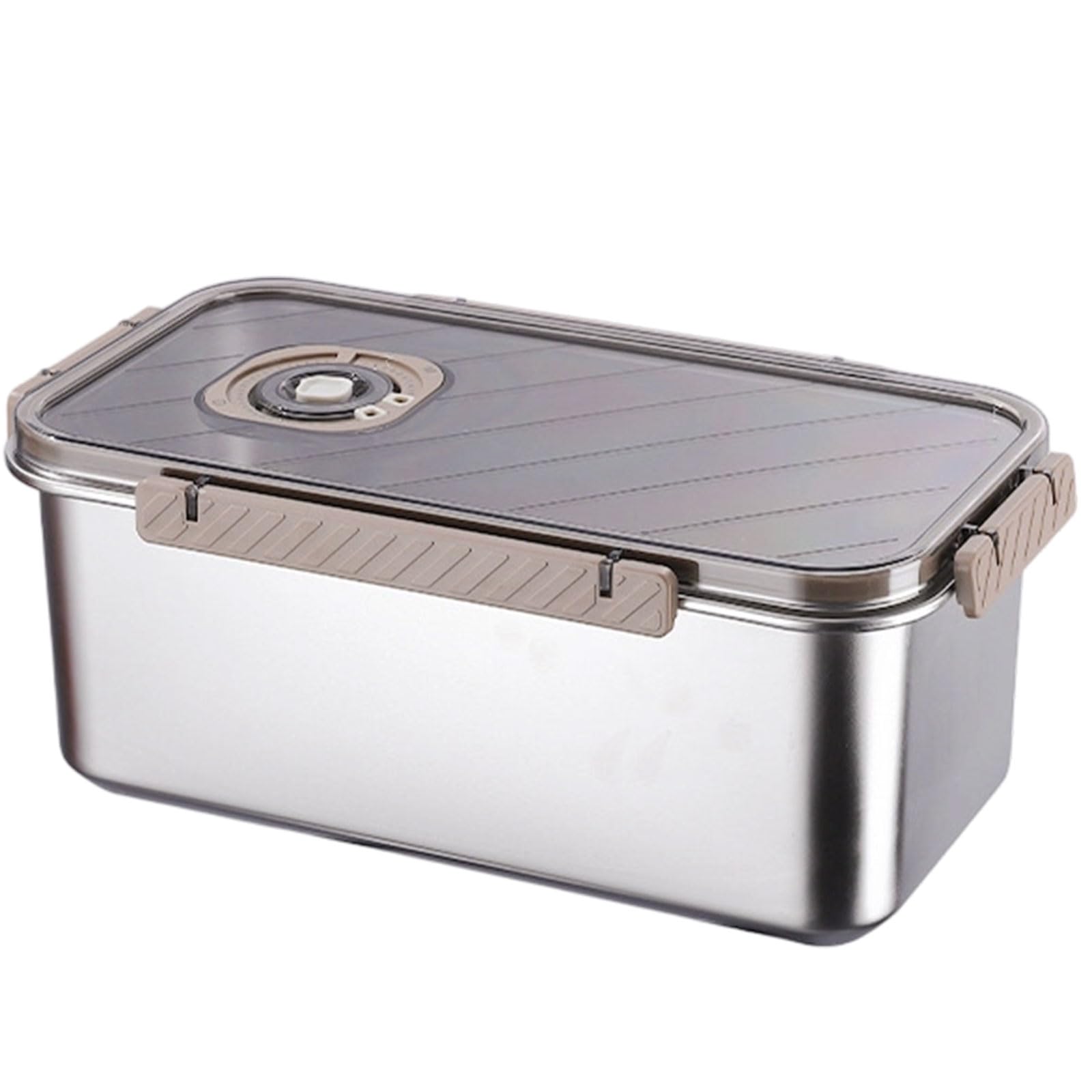 Btgghytr Strong Stainless Steel Bread Holder 5800ML with Removable Lid Ideal for Countertop Organization Food Grade Stainless Steel Bread Container