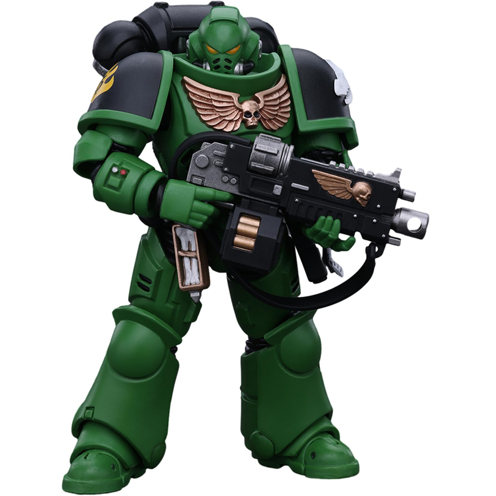 JOYTOY Warhammer 40k Salamanders, Salamanders Intercessors Brother Haecule 1/18 Action Figure, Dedicated to You Who Love Collecting