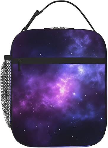 Magic Galaxy Sky - Lonchera térmica para mujeres y hombres, reutilizable, a prueba de fugas, bolsa de almuerzo refrigerante, portátil, para viajes,