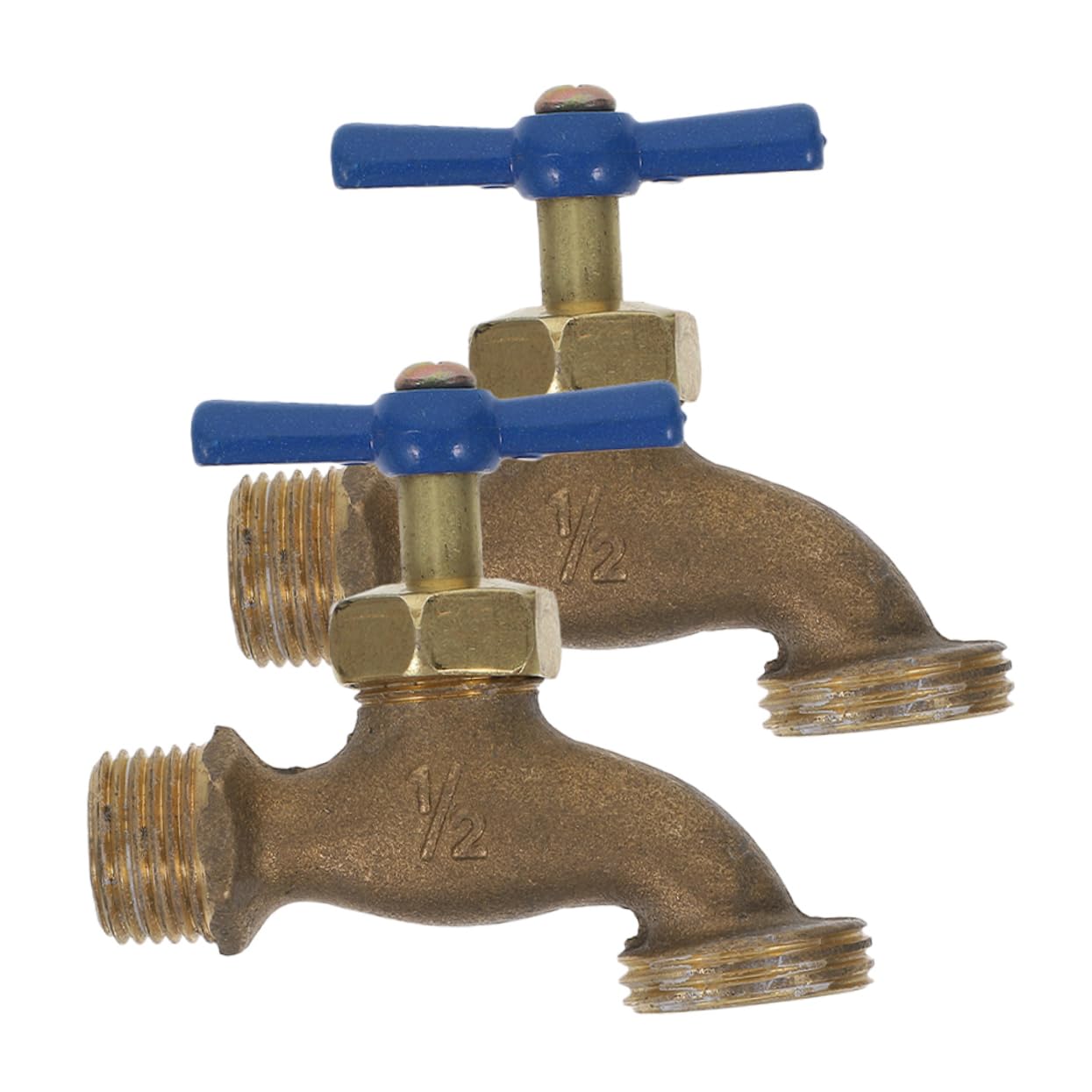 2pcs Hose Connector Slow Faucet Garden Accessory Hose Bib Sink Faucet Gardening Faucet Washer Faucet Vintage Faucet Water Faucet Outdoor Faucet Replacement Faucet Accessories