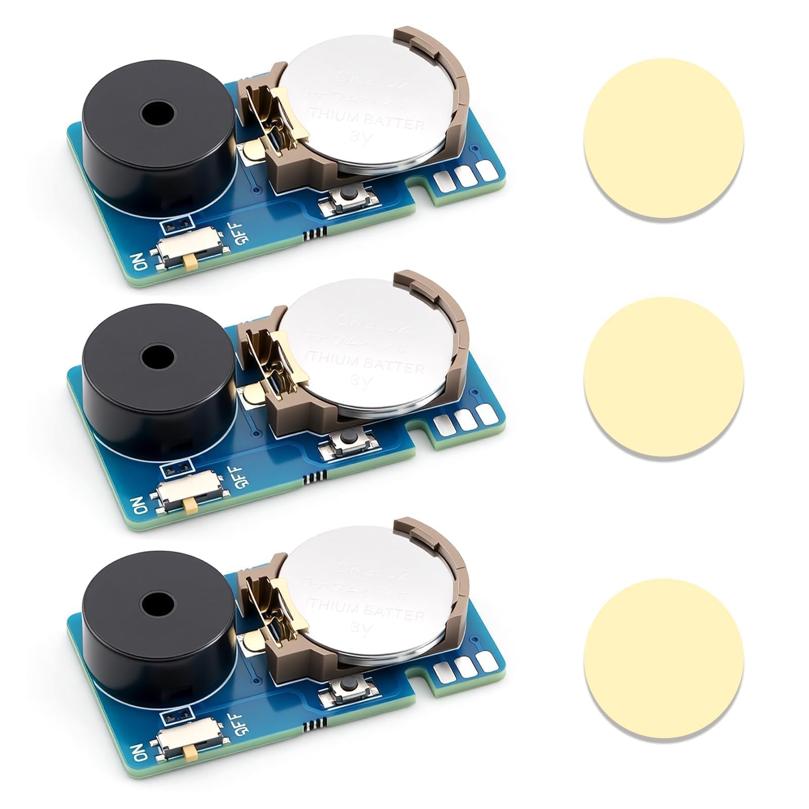 3Pcs Prank Noise Maker Devices, Hidden Cricket Noise Maker with 16 Random Sounds, Compact Prank Device for Adults, Annoying Sound Gadget for Home Office Party, Annoying Noise Maker