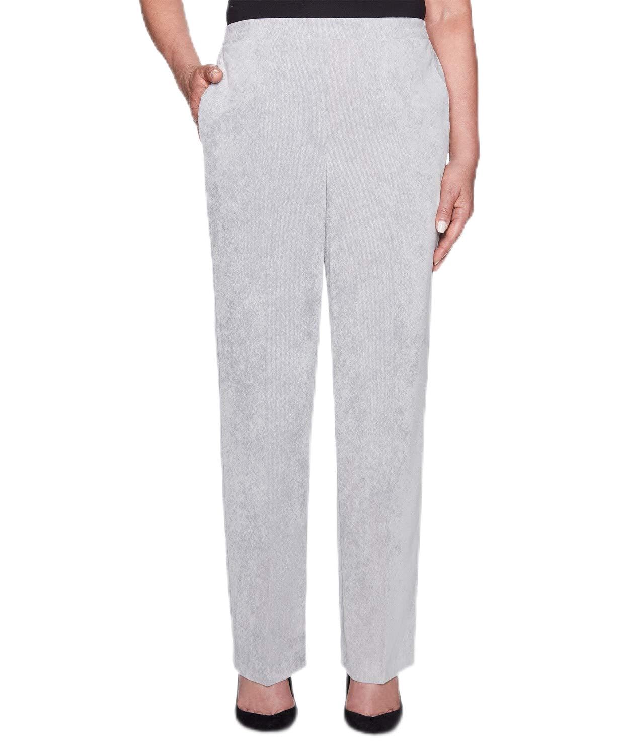 Alfred Dunner Womens Stocking Stuffers Cordoroy Proportioned Pants - Short Length