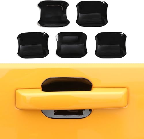 RERPRO Protector de arañazos para manija de puerta, cubierta de cuenco de puerta trasera compatible con Ford Bronco 2021 2022 2023 2024 24 puertas