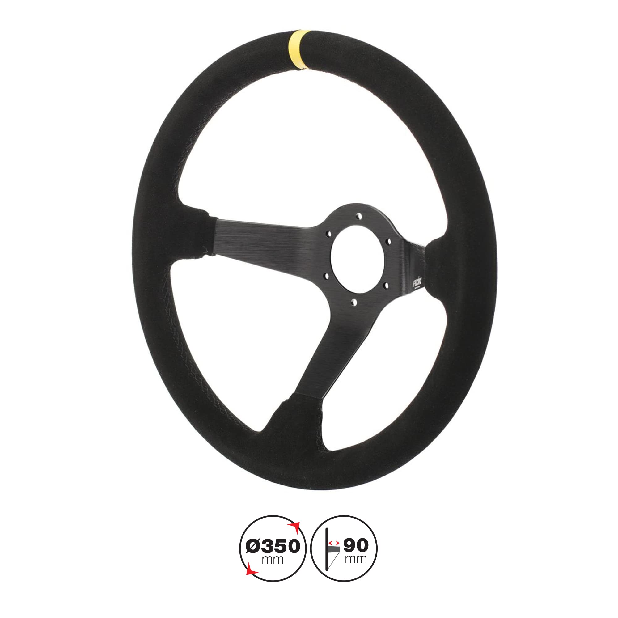 Volante Sportivo Simoni Racing In Vero Legno E Alluminio - Universale, Diametro 330mm, Per Auto Sportive - Foto 11