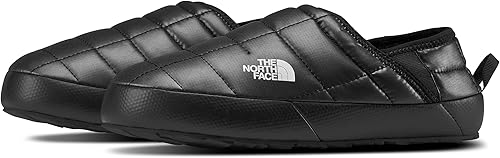 The North Face Women's Thermoball Traction Mule V Winter Shoe - Insulated & Water Repellent, Rubber Outsole, TNF Black/TNF Black, 8