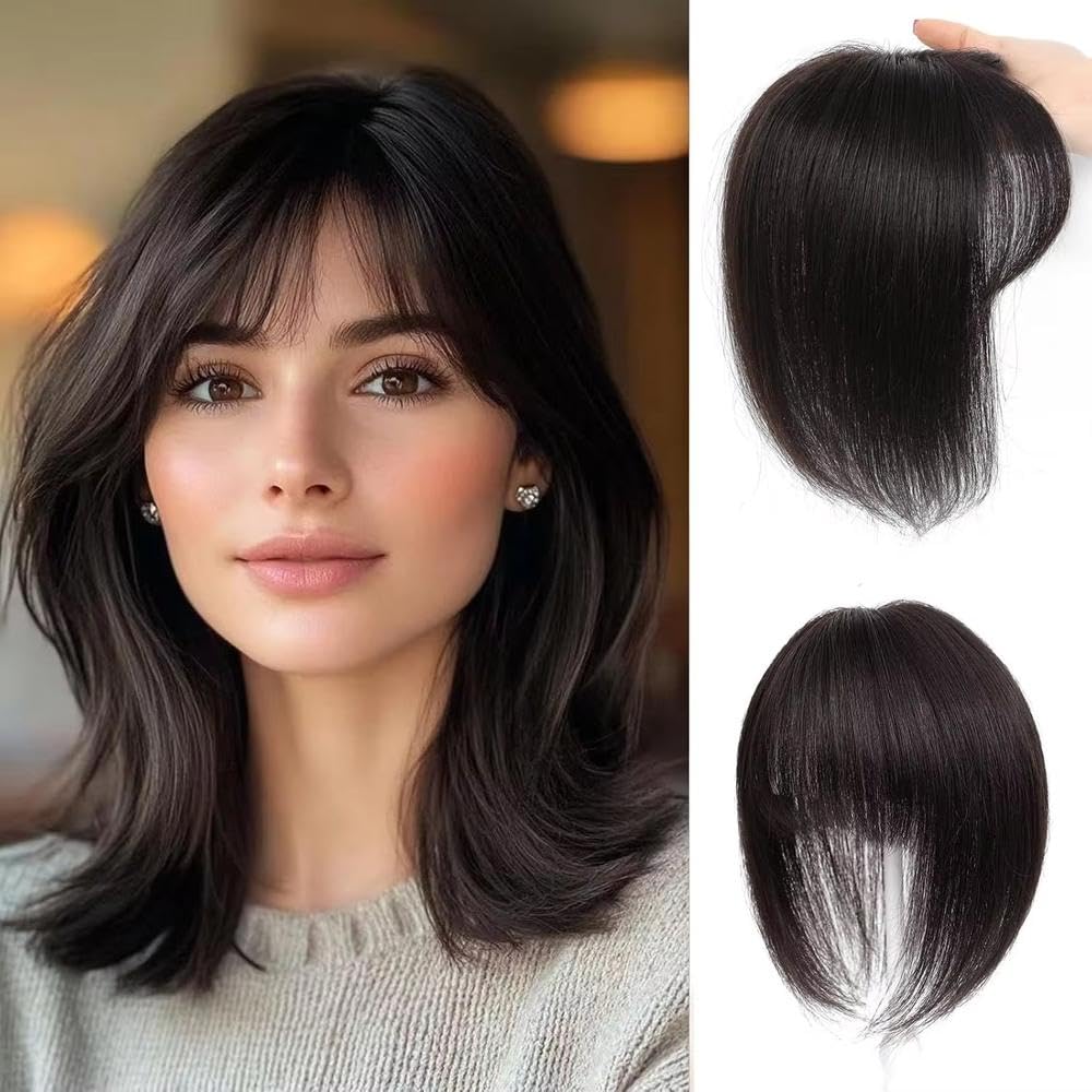 Haarpflege Ombre Blonde Highlight Haaraufsätze Mit Pony Für Frauen Schweizer Spitzenbasis-Haarteile Für Den Täglichen Partygebrauch Hitzebeständig(1)