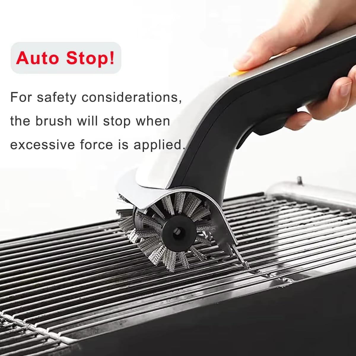 Electric Grill Cleaning Brushes Brush and Scraper with Water Reservoir Steam BBQ Cleaner for Bristles Grill Brush Charcoal Scraper Gas Cook Tool (Rechargeable Model (with 3000 mAh Lithium Battery))