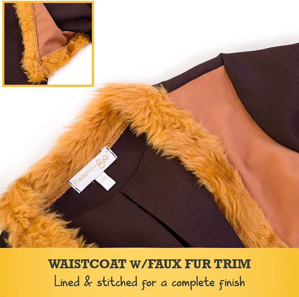 PRETEND TO BEE Shepherd/Innkeeper Dress Up Costume for Kids 5-7 Years, Multi Coloured - Image 5