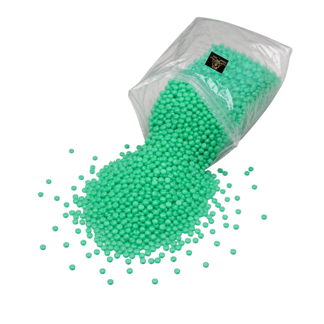 Johnson Tools Green Injection lost Casting Wax Pearls 1kg (2.20) for Casting Gold, Silver, Brass, Copper metal Jewellery 1