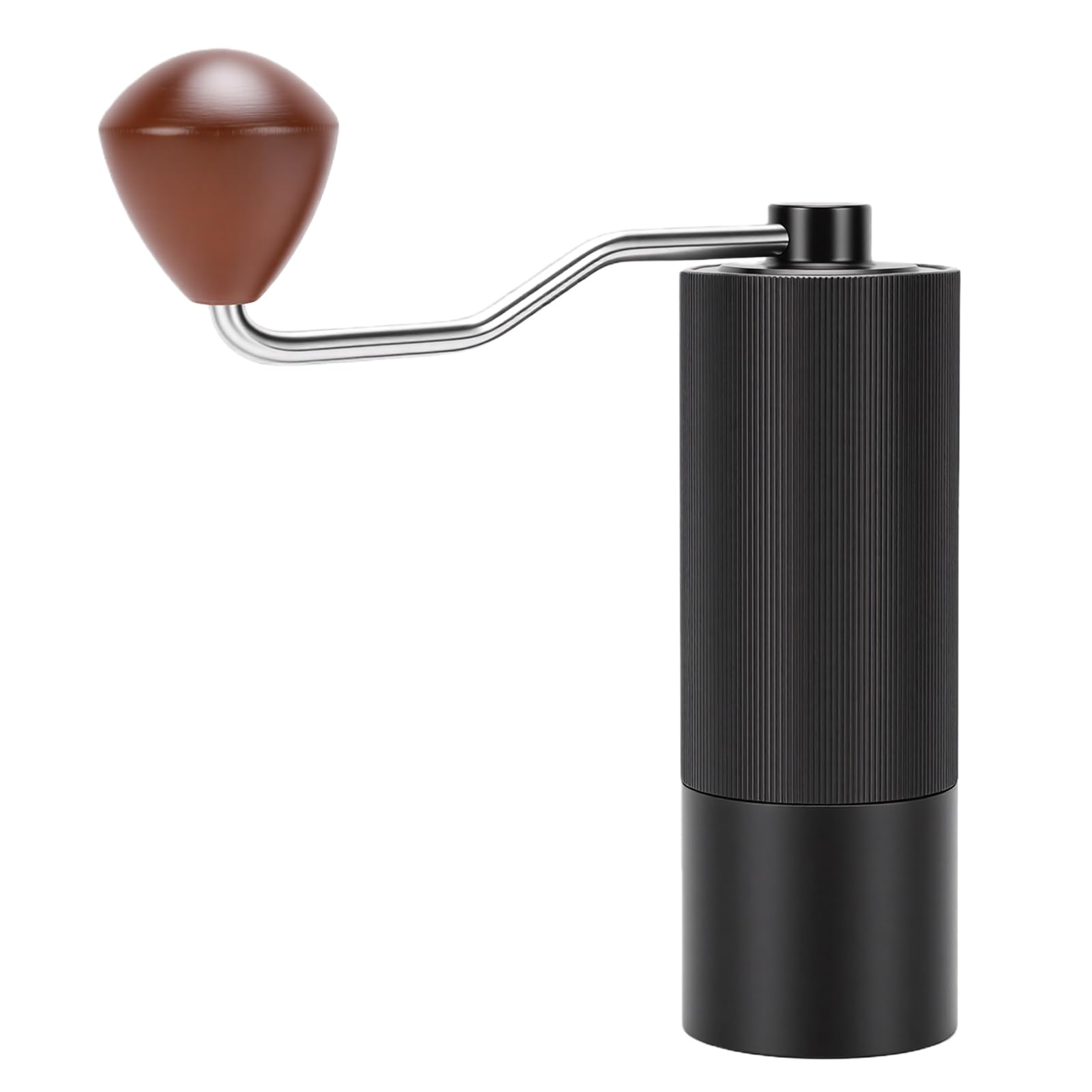 banapoy Molinillo Café Manual, Molinillo Café Portátil Mano con Manivela Grosor Ajustable, Molino Rebabas para Hogar, Oficina, Viajes, Camping, Prensa Francesa Espresso, Silencioso