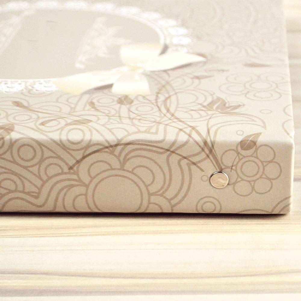 Album - modny album do scrapbookingu z tkaniną ze stronami z otwieraniem zdjęć lepki typ scrapbooking