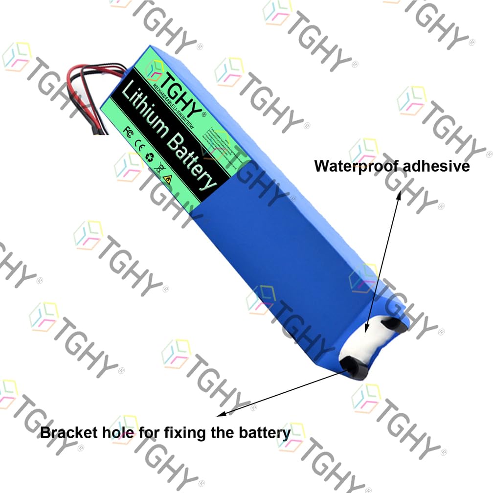 TGHY Batterie Lithium 36 Volts pour Trottinette électrique Pliable, 36 V 6 Ah ou 7,5 Ah, Batterie Rechargeable Li-ION pour Moteur de Trottinette électrique de 270 W et Moins.,36v 7.5ah,XT60+SM