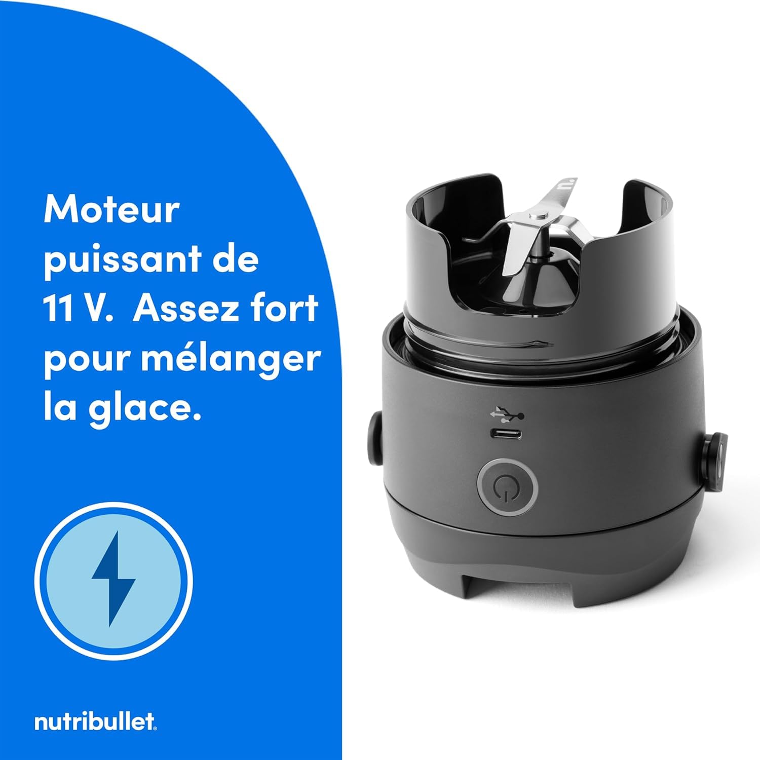 nutribullet Flip NBP016EUC, Blender Portable avec Gobelet Isotherme de 590ml, Conserve le Froid Pendant 24h, Couvercle et Paille Inclus, Chargement USB-C, Acier Inoxydable, Couleur Eucalyptus