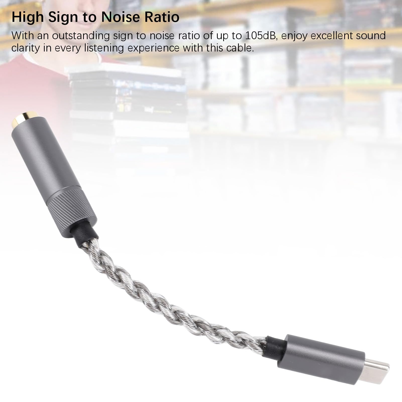 Adattatore USB C a 4.4mm, Chip CX31993, HiFi Sound, per
