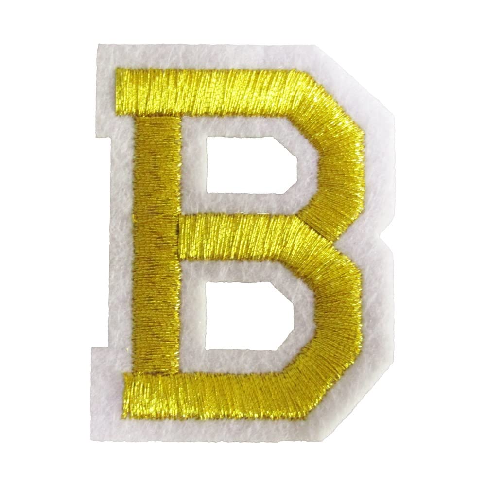 bアイロンワッペン Amazon.co.jp: アイロンワッペン アルファベット B 金 : ホビー