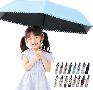 【2026新登場・テレビCM放送中】子供用 折りたたみ傘 超軽量190g ワンタッチ自動開閉 キッズ傘 晴雨兼用 6本骨 収納ポーチ付き 99.9％完全遮光 UPF50+ UVカット 遮熱 遮光 防風 コンパクト 小型 軽量 女の子 男の子兼用 通園 通学 入園 入学 卒業祝い ギフト