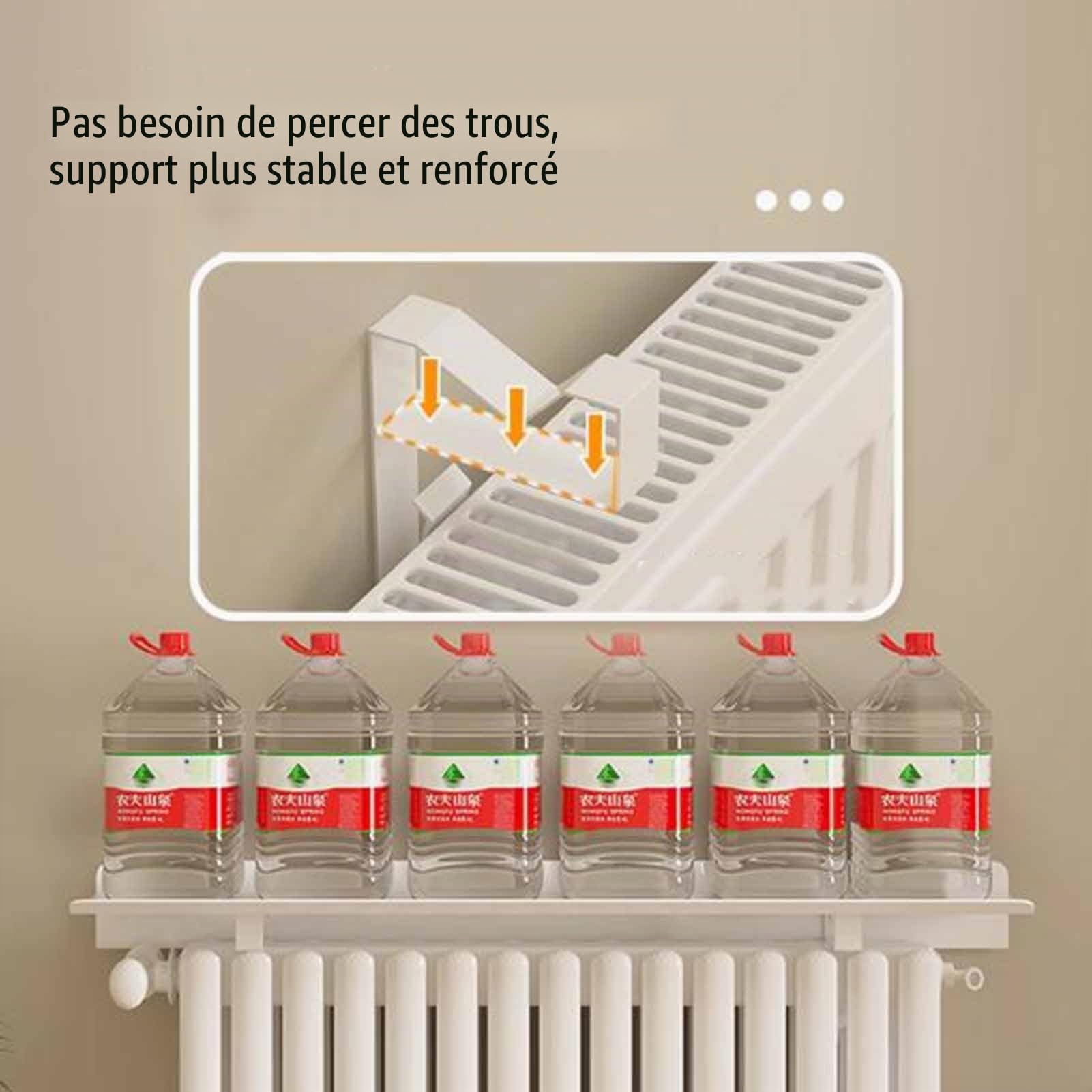 Vnook Etagere Radiateur à Poser sans Percer, Support radiateur