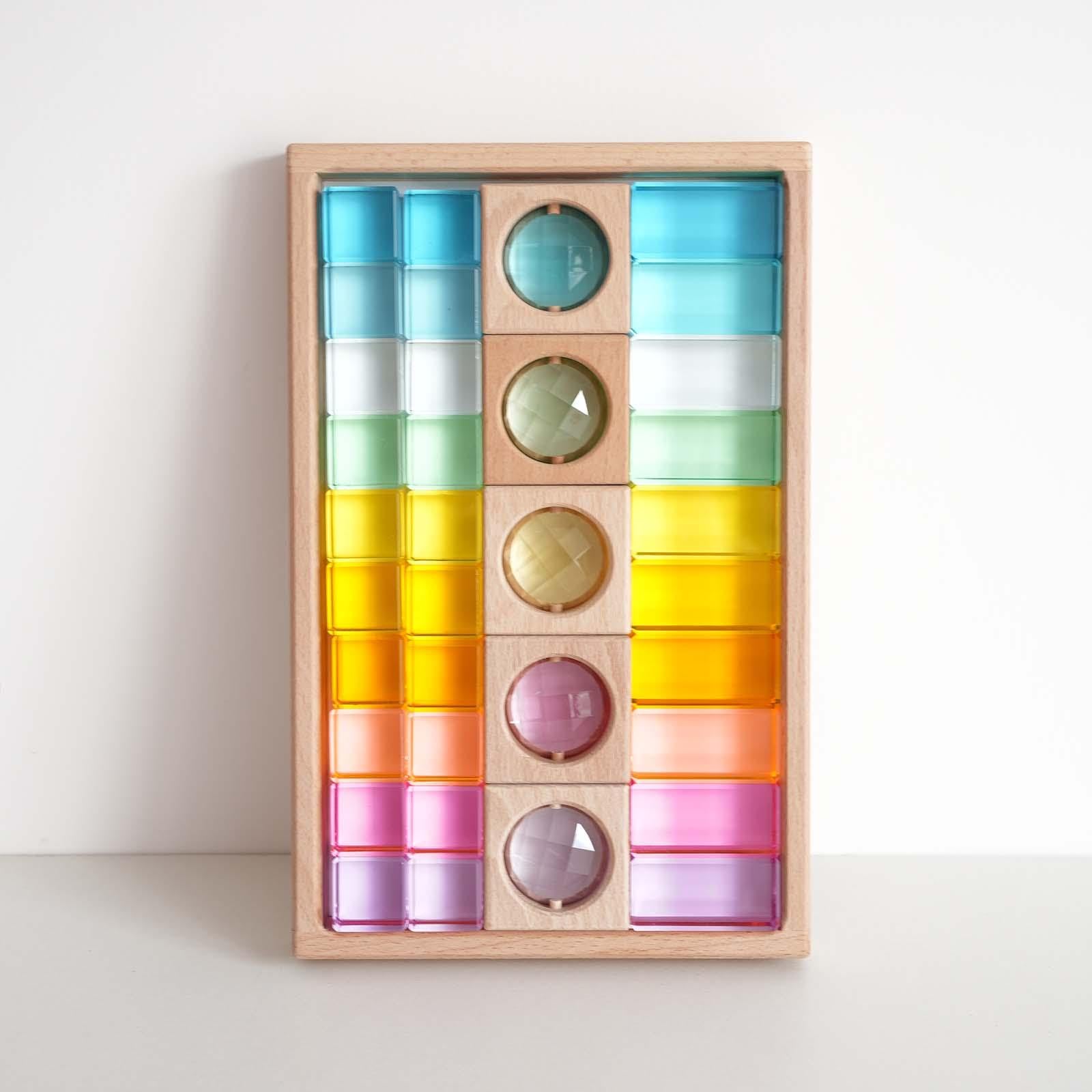 Würfelset Aus Glatten Acrylwürfeln für Jungen, Mädchen Und Kleinkinder – Ideales Geburtstagsgeschenk