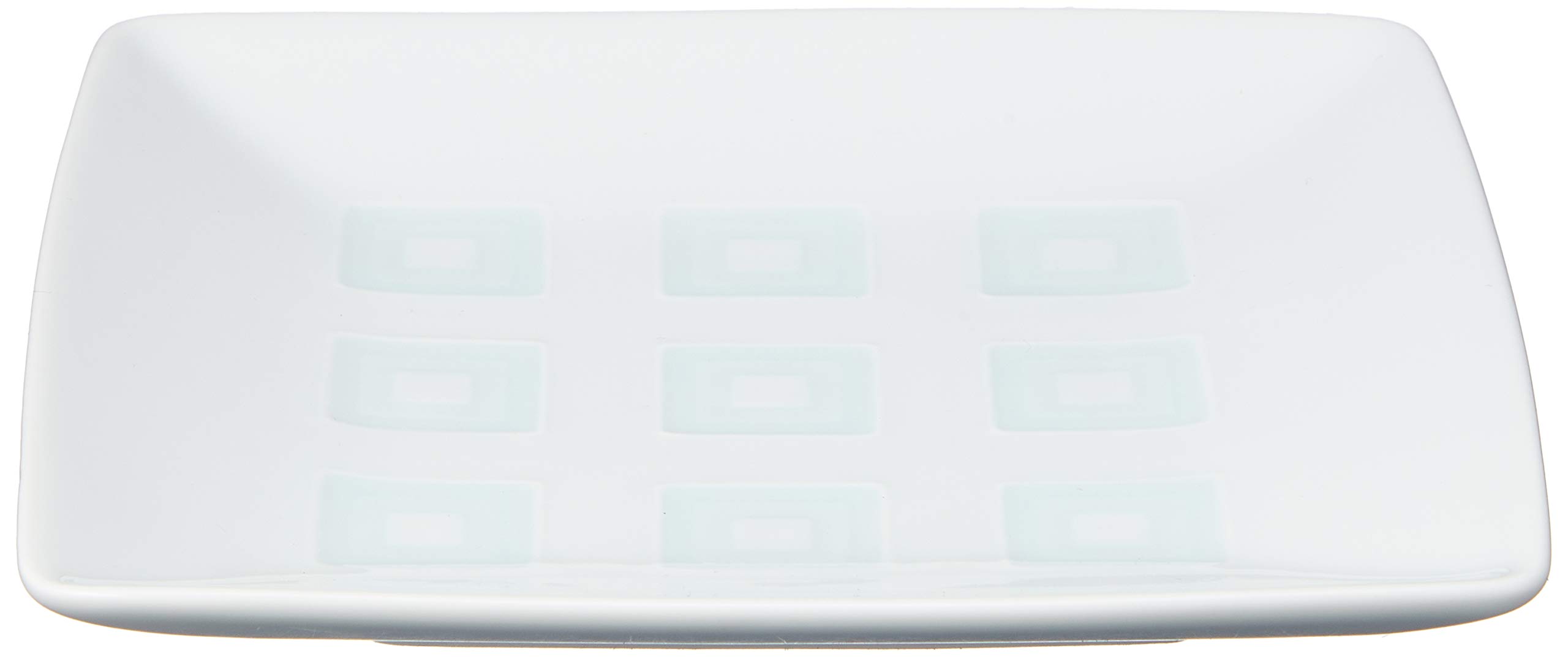 Amazon｜白山陶器 銘々皿 水色 (約)13×13×2cm 升目紋 MASUMEMON 波佐見
