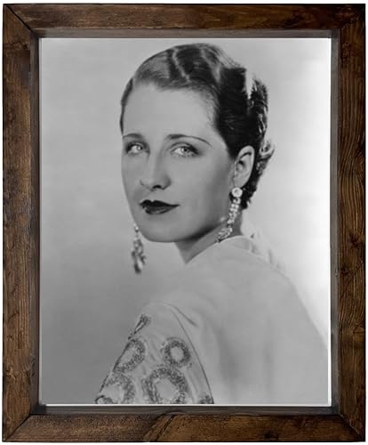 Norma Shearer - 14X17 Full Color Photo Sign With Wood Frame PTR #G310292