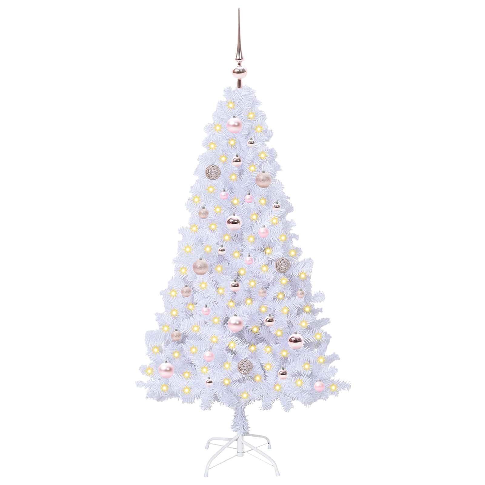 Tidyard Árbol de Navidad LED Moderno 150cm - 8 Modos de Luces, Resistente, Interior/Exterior Modelo YFXQY-3426760ES