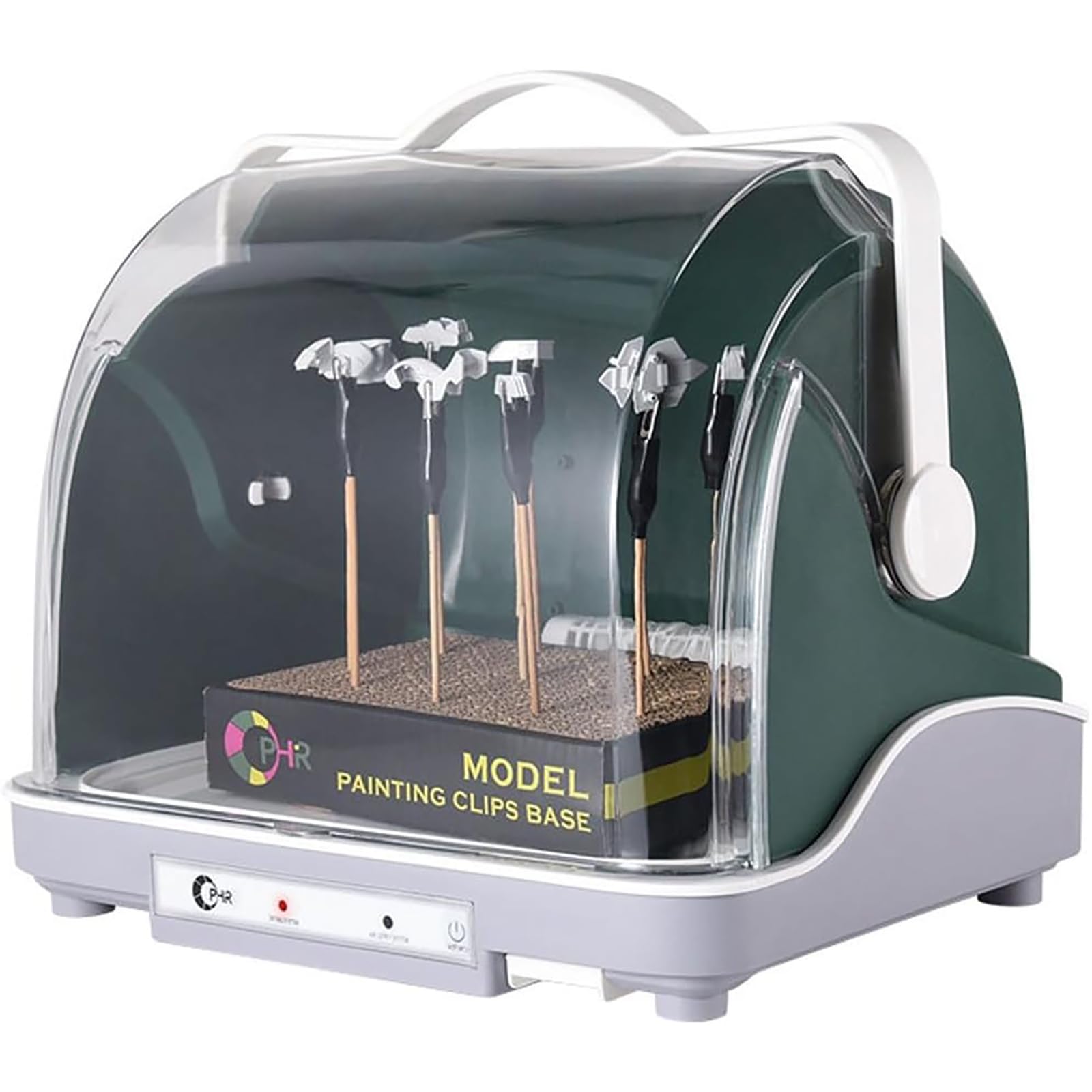 モデル塗装乾燥ブース、120W小型電動エアブラシ乾燥ブース、冷風/温風