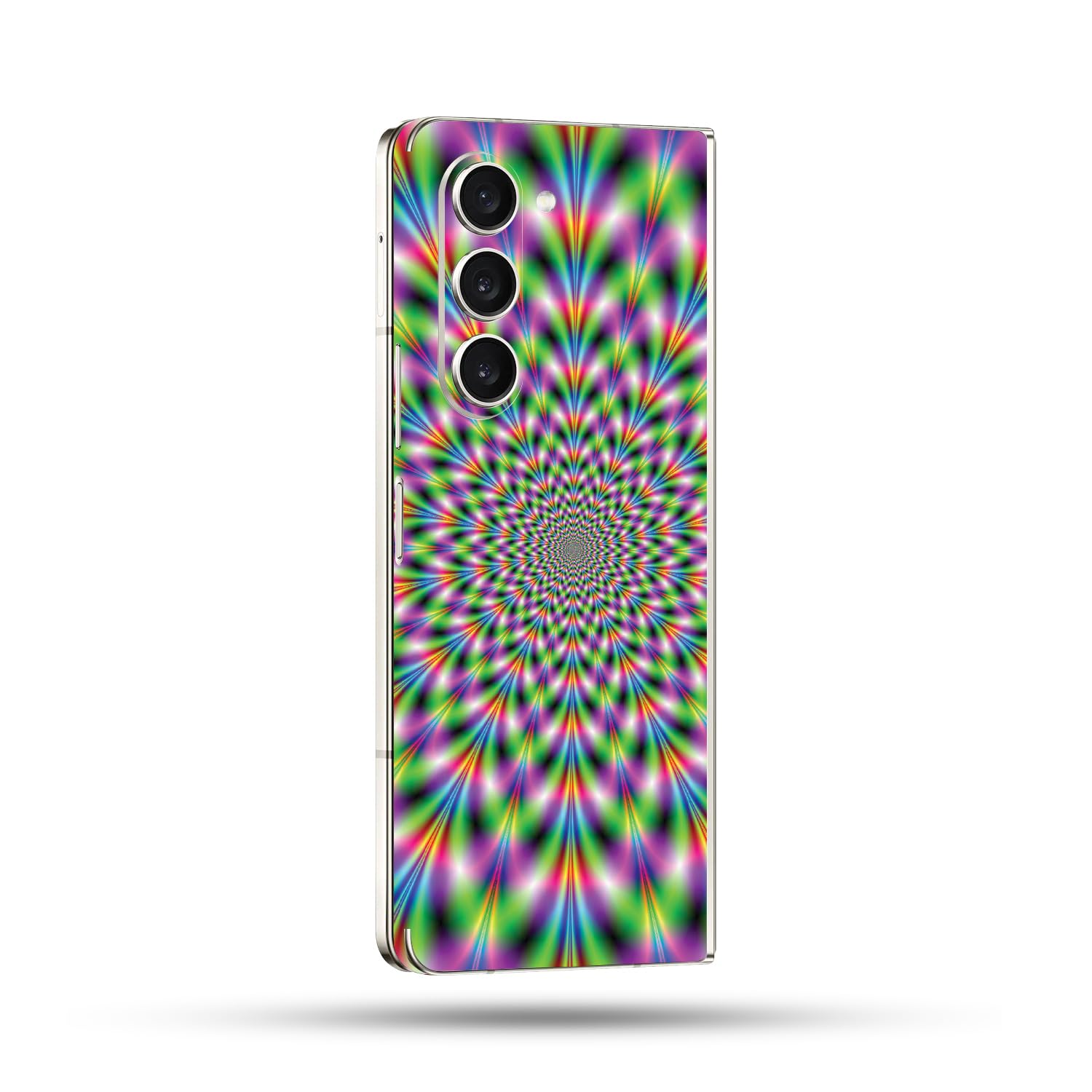 MightySkins Skin Compatible with Samsung Galaxy Z Fold 5 Full Wrap - Hypnosis | Protective, Durable, and Unique Vinyl Decal wrap Cover | Easy to Apply, Remove, and Change Styles | Made in The USA