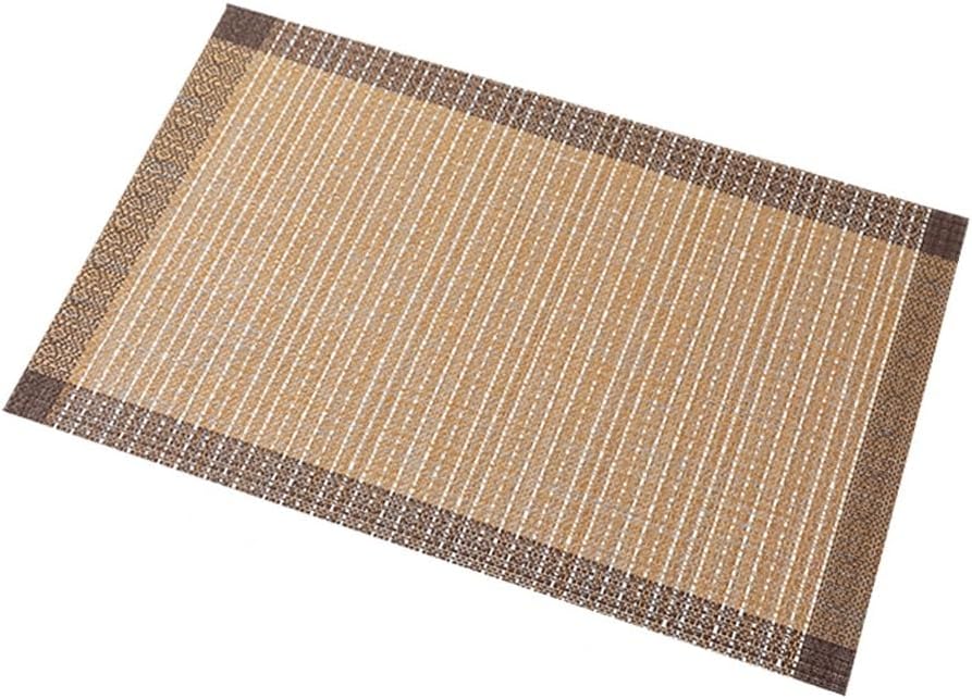 Placemat Waterproof Insulation Mat Hotel Restaurant Table Mat Western Placemat(D)