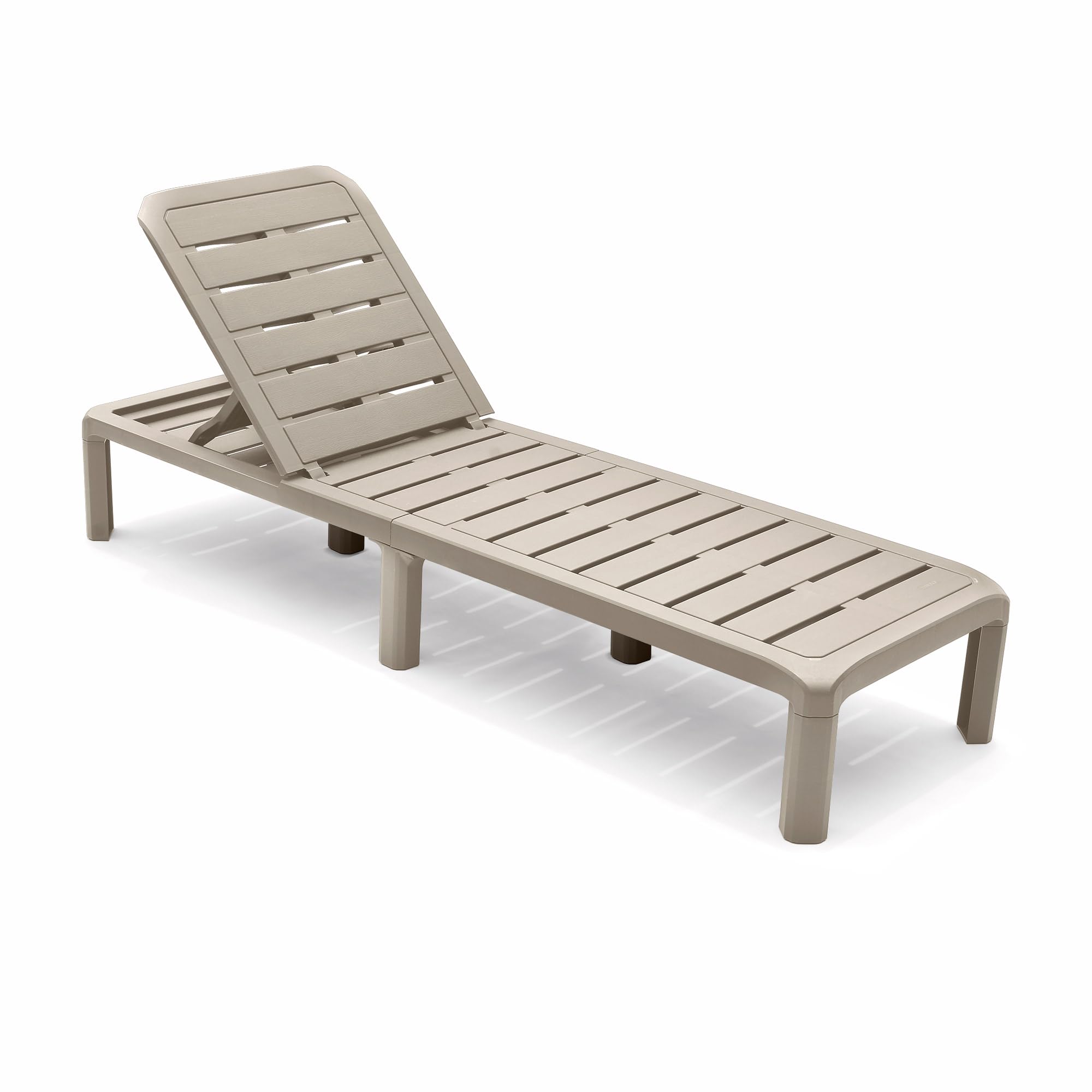 RImax Luxurious Garden Sun Lounger/Chaize Lounge, available in 3 colourways - enjoy the best of summer today! (Taupe)