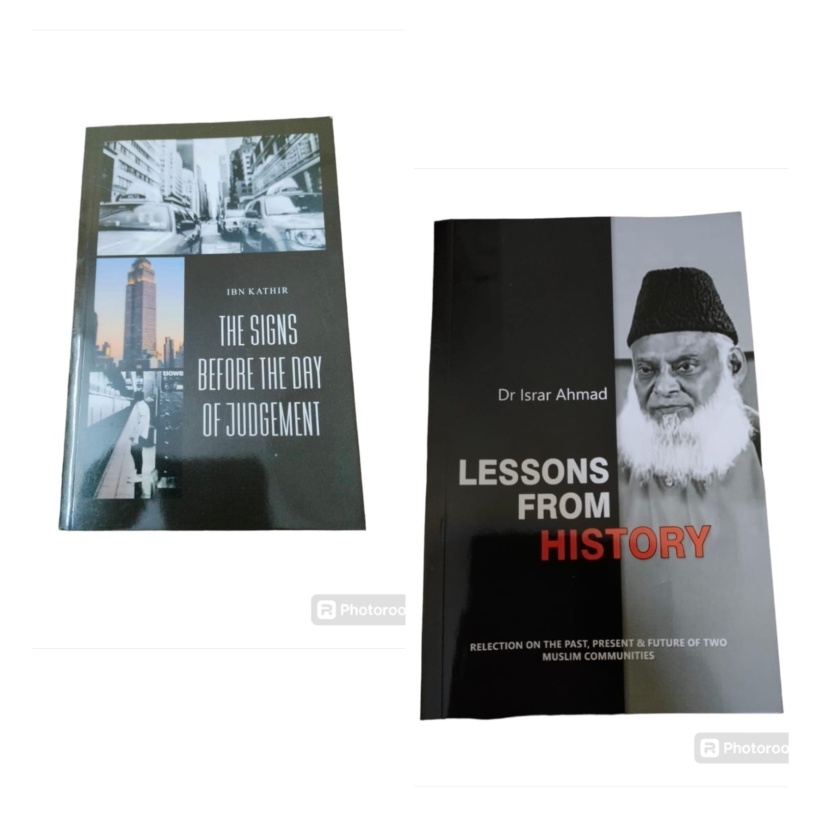 Lesson From History & The Signs Before The Day Of Judgement Two Books Set in English Language Indian Good Printed Quality