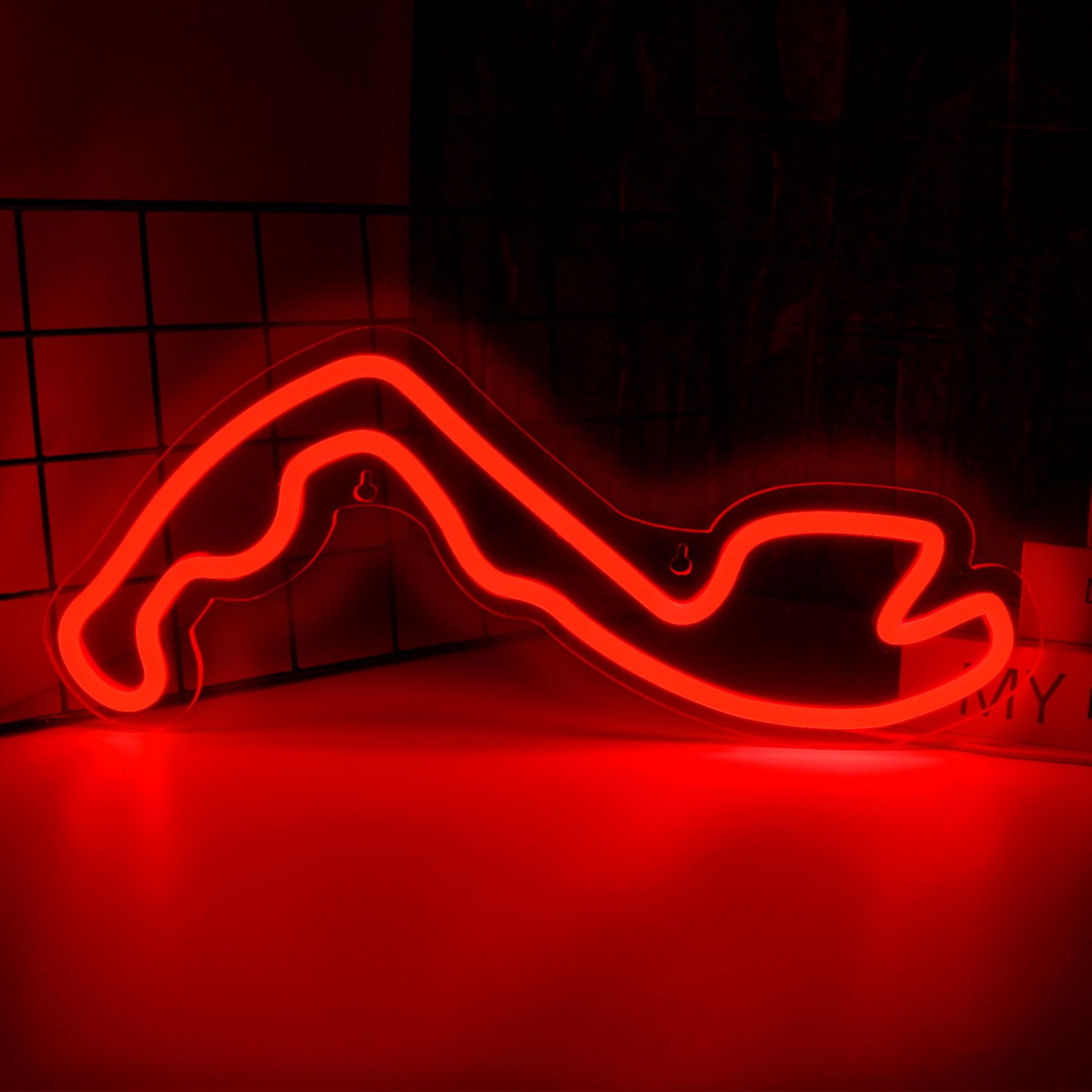 Amazon.co.jp: Malifigen F1 サーキット ネオンサイン ガレージ装飾