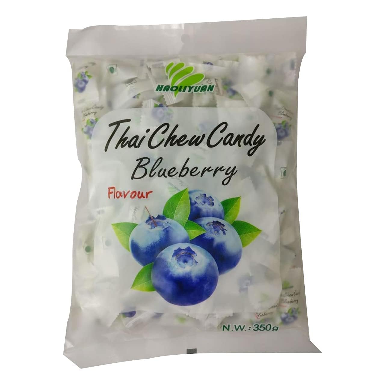 Haoliyuan Thai Chew Blueberry Flavour Soft And Smooth Candy 350gm Pouch