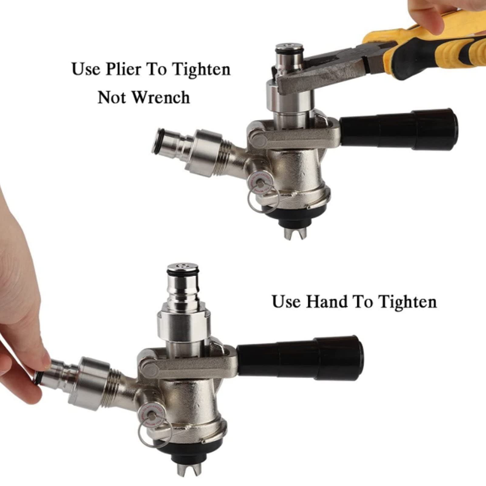 Adattatore Per Distributore Birra Alla Spina - 4 Pezzi In Plastica, Per Fusti Domestici, Compatto E Preciso - Foto 7