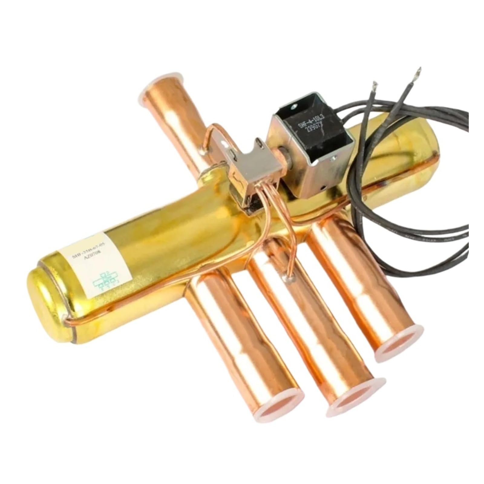 AFUWICFZO Four Way Reversing Valve With Coil SHF-35B-67-05 For Air Conditioner 4-Way Solenoid Valve Conditioning Spare Parts