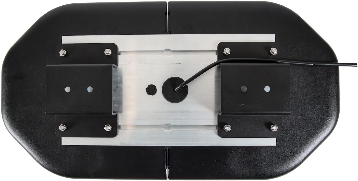 Buyers Products 3024648 Headache Rack Steel Mounting Feet for LED Modular Light Bars, Emergency Light Bar Mount, Safety Vehicles, Utility/ Work Trucks, UTV Light Bar Mounting Feet, Black