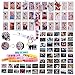 BTS Fans Geschenkset, BTS Geschenkset für die Armee - 32 X BTS Lomo Karten / 52 x BTS Aufkleber / 7 X Silikonarmband / 1 X Teleskophalterung / 1 X Schlüsselband / 1 X Handyhalterung / 1 Schlüsselband